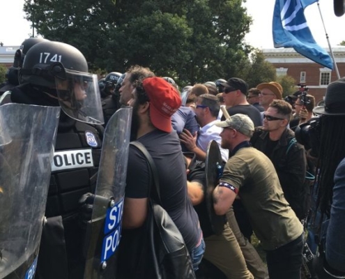clash with police